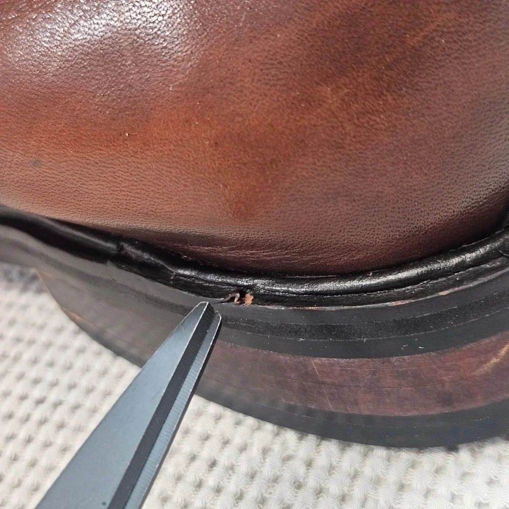 Florsheim Comfortech DM2‎ Brown Leather Derby Dress Shoes Mens 12 D 18292-03